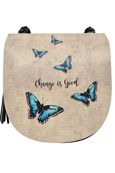 Dogo Kadın Vegan Deri Gri Omuz Çantası - Change Is Good Tasarım