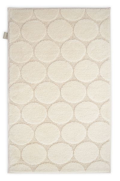 Confetti Ccl Uni 17723 - Natural-Ecru Bath Mat, 57X100 and 50X57 Set of Two