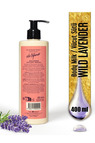 Eda Taşpınar 400ml Wild Lavender Intensive Moisturizing Body Lotion - EGX86