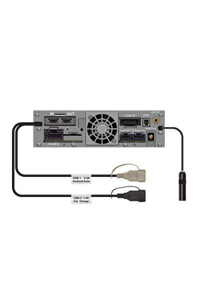 Alpine ILX-F115D DAB+, CarPlay ve Android Auto Özelliğin sahip 1 DIN Şaseli Medya Alıcı