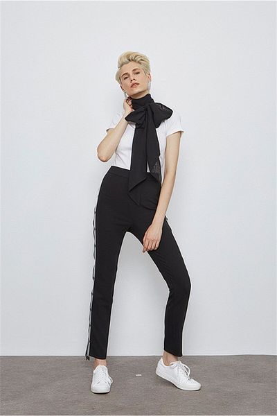 VERDA Φόρμα με φερμουάρ Bee Stripe