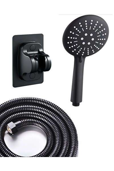 yapıtaşı Yt290 Elit Siyah Banyo Duş Seti 3fonksiyonlu