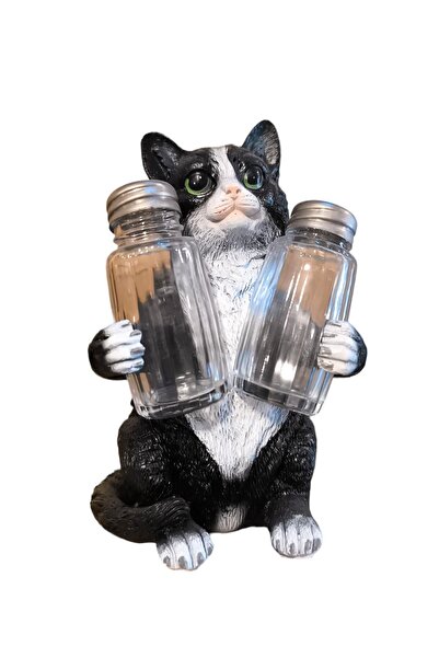 Genel Markalar DEKORATİF TUZLUK KEDİ FİGÜRÜ