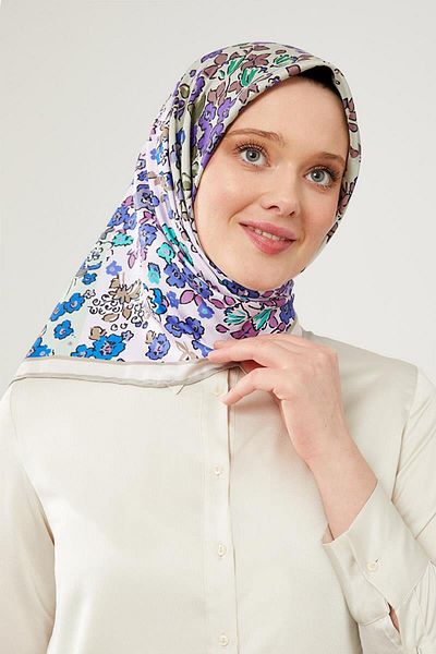 Levidor Φουλάρι με πράσινο μέντας Verbena Trend Twill