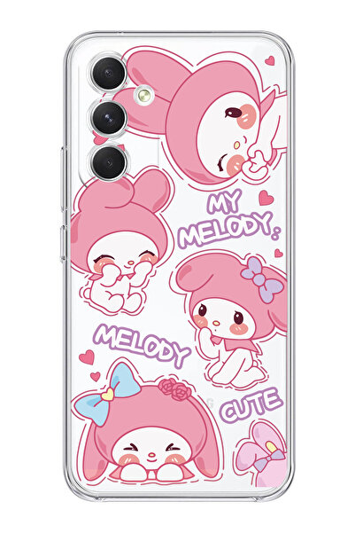 Magic Ring حافظة هاتف شفافة بنمط ميلودي كورومي متوافقة مع هاتف سامسونج جالاكس...