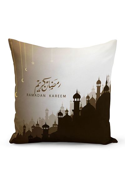 Bertille Home Серия Ramadan Двустранна калъфка за възглавница с дигитален печат (калъфка за възглавница Ramadan)