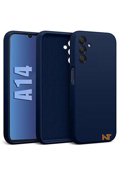 Nezih Case Samsung Galaxy A14 Kılıf Kamera Korumalı Lansman Kadife Iç Yüzeyli...