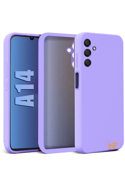 Nezih Case Samsung Galaxy A14 Kılıf Kamera Korumalı Lansman Kadife Iç Yüzeyli...