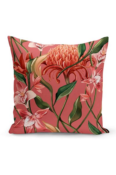 Bertille Home Κάλυμμα μαξιλαριού ριχτάρι σειράς Classic με ψηφιακή εκτύπωση διπλής όψης