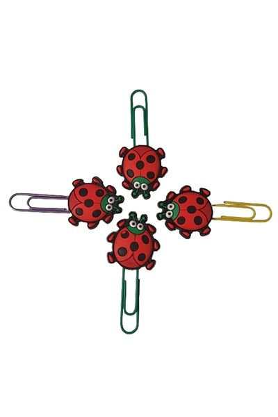 LOVYCO Ladybug Paper Clip - Paperclip 4 PCS
