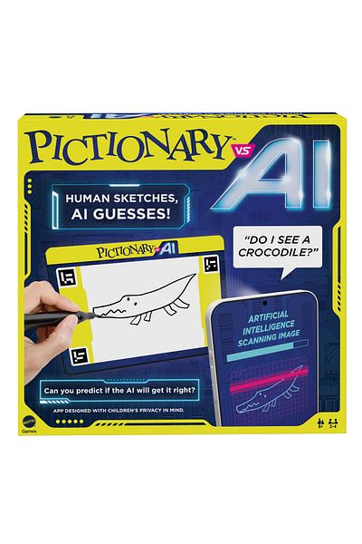 Pictionary مقابل. لعبة العائلة AI للأطفال والكبار ولعبة الليل تستخدم الذكاء الاصطناعي