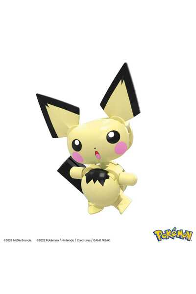 Pokemon ألعاب بناء شخصيات الحركة للأطفال، مجموعة تطور بيكاتشو مع 159 قطعة، 3 شخصيات قابلة للوضع