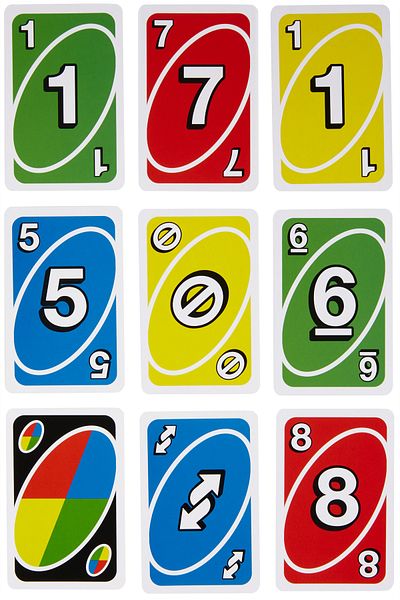 mattel Uno Express Card