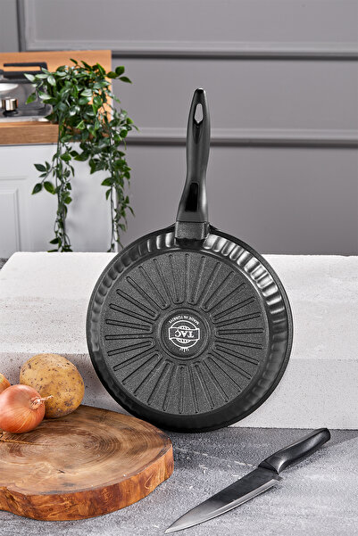 Taç Valeriya Cast Iron Pan 24 Cm Black - TAC-4973