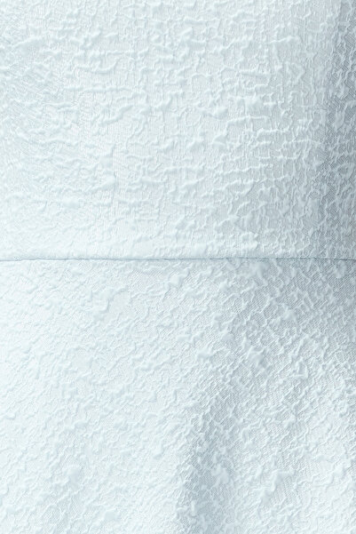 Trendyol Collection Rochie de seară elegantă, țesută în formă de A, albastră - TPRSS24EL00160