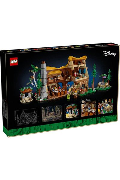 LEGO Dısnep 43242 منزل الأميرة القطنية والأقزام السبعة (2228 قطعة)