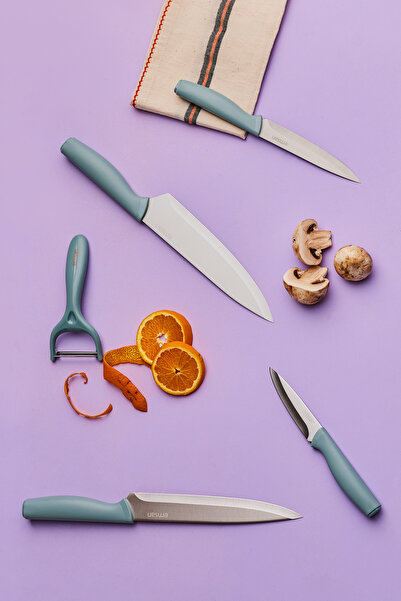 Emsan Logocity 5'li Soyacaklı Bıçak Seti Mavi