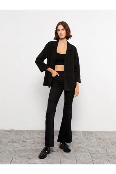 LC Waikiki Pantaloni de damă din Gabardine drepte și strâmți (W2)