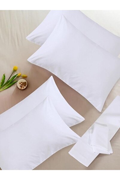 VESSİNOHOME Βαμβακερή εσωτερική επένδυση 4 τεμαχίων 50x70 λευκή μαξιλαροθήκη, μαξιλαροθήκη με φερμουάρ, στρώμα μαξιλαριού 4 τεμαχίων