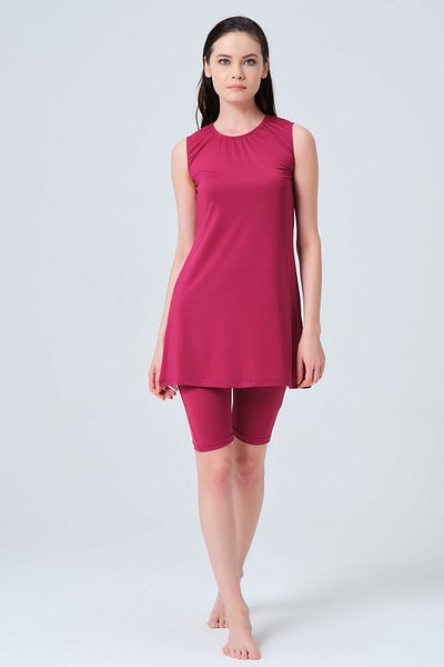 ALFASA Basic Zero Sleeve Hijab Swimsuit