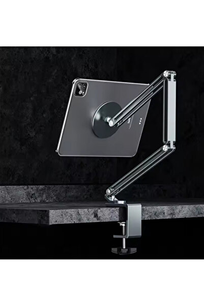 Coverzone Tok Αλουμίνιο 3 Αρθρωτή θήκη για tablet τηλεφώνου σε άκρη τραπεζιού Ρυθμιζόμενο ύψος συμπίεσης C67