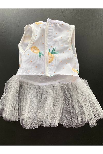 HBM BOUTİQUE Cat dog clothes tutu summer linen fabric