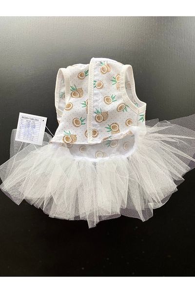 HBM BOUTİQUE Cat dog clothes tutu summer linen fabric