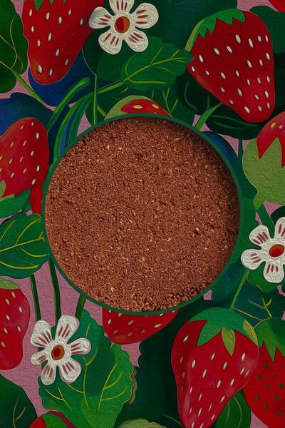 Mim and More Strawberry Coffee - Çilek Aromalı Kahve Filtre Kahve, 200 gr