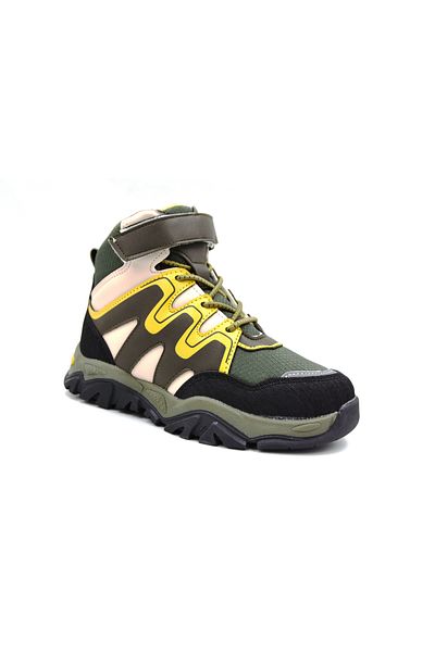 Pinokyo Everest Thermo Αντιολισθητική Βάση Velcro Αδιάβροχη Παιδική Μπότα Χακί