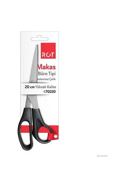 Mas Office Type Scissors 20 Cm Rot