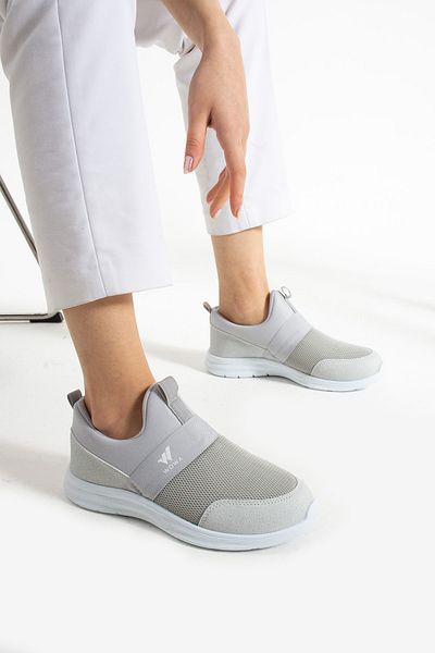 İnan Ayakkabı Woman's Gray Color Conford Daily Comfortable Shoes