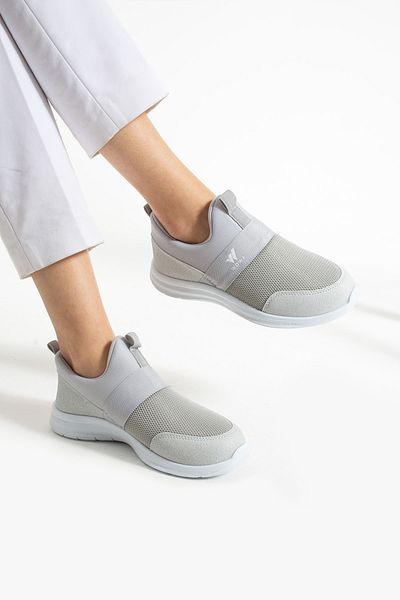 İnan Ayakkabı Woman's Gray Color Conford Daily Comfortable Shoes