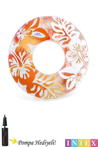 hediyecik Intex Tropical Patterned Adult Pool and Sea Ring 91 cm