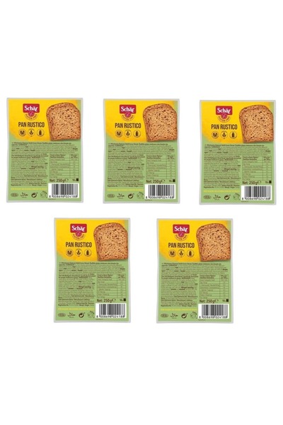 Schar Rustico Lifli Ekmek 225 gr 5 Adet