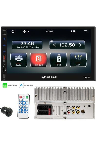 UNIVERSAL Double Teyp 7 İnç 4x55 Watt Carplay