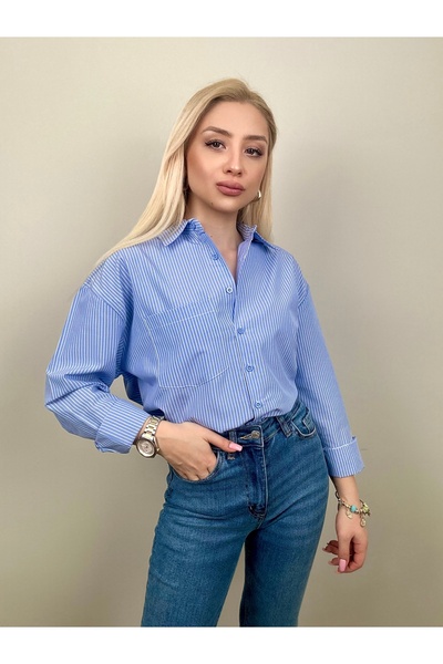 UIN SOFT KUMAŞ İNCE ÇİZGİLİ PAMUK GÖMLEK