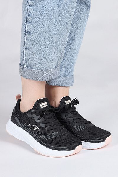 Jump 29038 Negru - Alb Pantofi de damă Tenisi casual