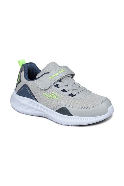 Jump 28110 Velcro Light Gray - Navy Blue Unisex Kids Sneaker Casual Sneakers