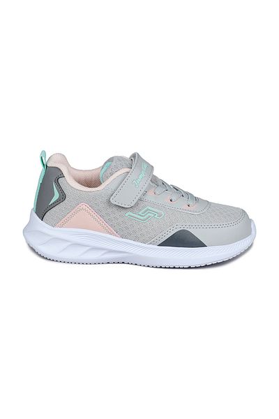 Jump 28110 Velcro Gray - Salmon Pink Girls' Sneakers Casual Sneakers