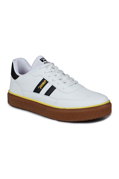 Jump 28163 White - Navy Blue Ανδρικά αθλητικά παπούτσια Casual Sneakers