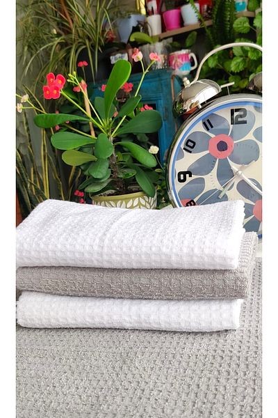 Altınbaşak EXPORT PRODUCT DECORATIVE 100%COTTON 50X75CMHAND AND FACE TOWEL, KITCHEN TOWEL, CLEANING CLOTH, SET OF 4