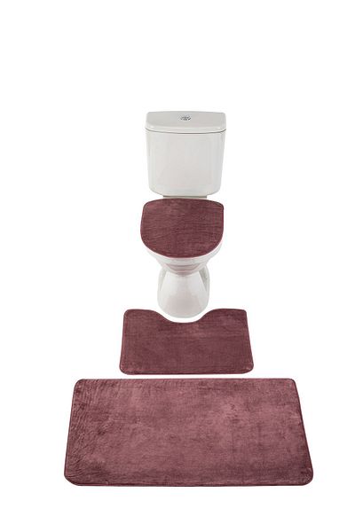 lohusahamile Set de toaletă din 3 piese Set covor de baie 60X90 MÜRDÜM