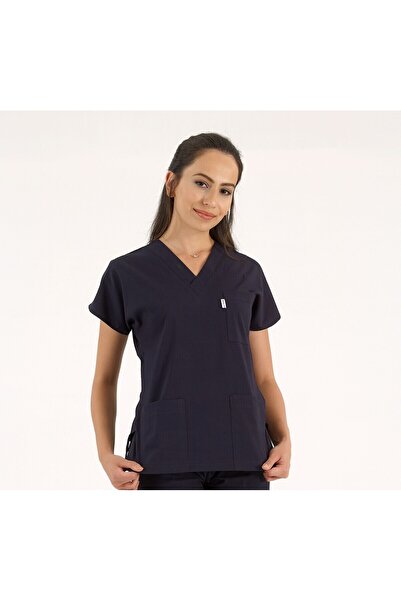 scrubs forma Likralı Kumaş Tek Üst