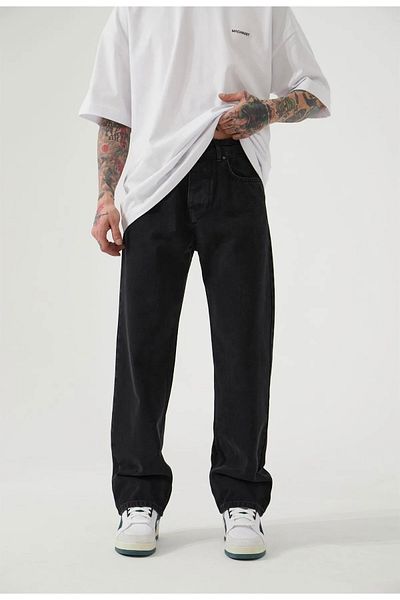 çerme Ανδρικό Relaxed Baggy Dark Smoked Jean παντελόνι