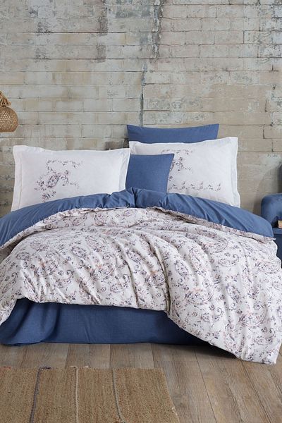 Hobby Calvina Blue - Double Ranforce Duvet Cover Set