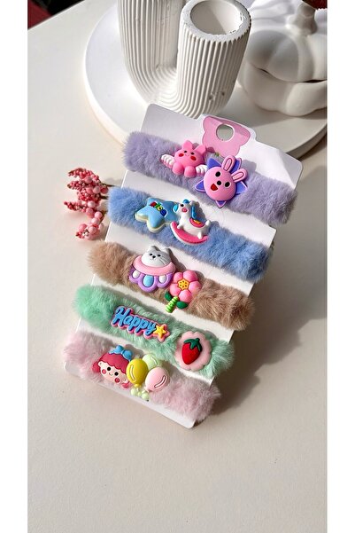 NEHİRDEN Plush Rubber Buckle Set of 5