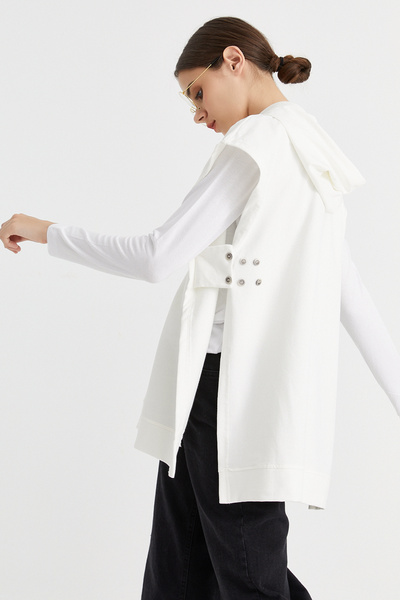 sufyy Hooded Suede Sweat