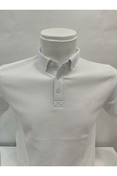 ADVANTE tricou pentru bărbați din țesătură WAFFLE GALLER SLIM FIT