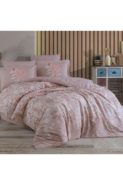 Hobby Serena Brown - Ranforce Double Duvet Cover Set