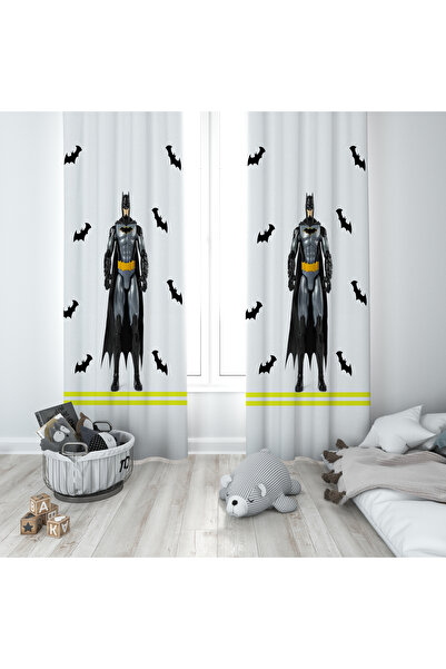 adenkahome Cameră pentru copii personalizată cu model Batman - perdea de fund...
